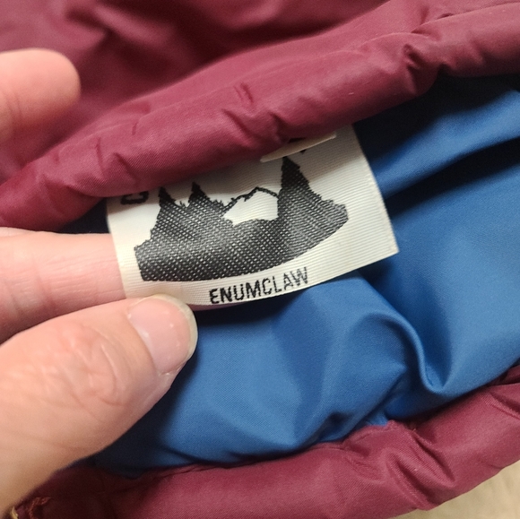 Enumclaw Vintage Burgundy and Blue Puffy Camp Slippers, Size Large, Rare - Picture 7 of 8